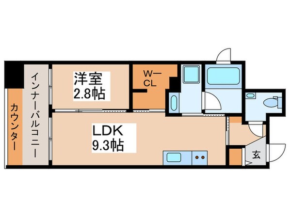 パークルール大手町の物件間取画像